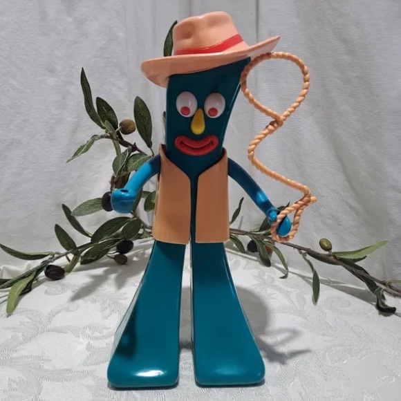 Vintage 1996 Gumby Disguise Kit - Cowboy & Clown Kit New in the Box - Picture 7 of 8